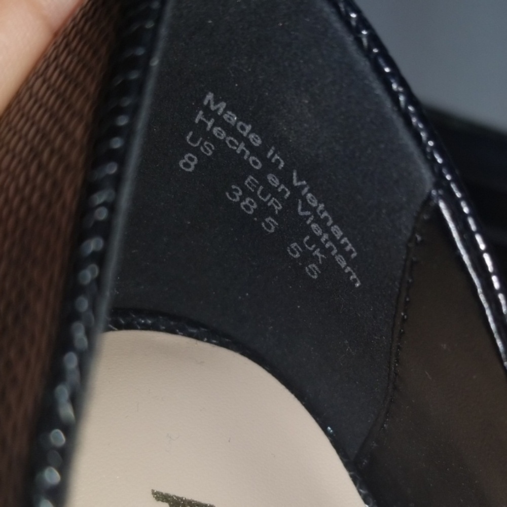 Aldo Black leather pumps (never been worn) - Picture 6 of 7